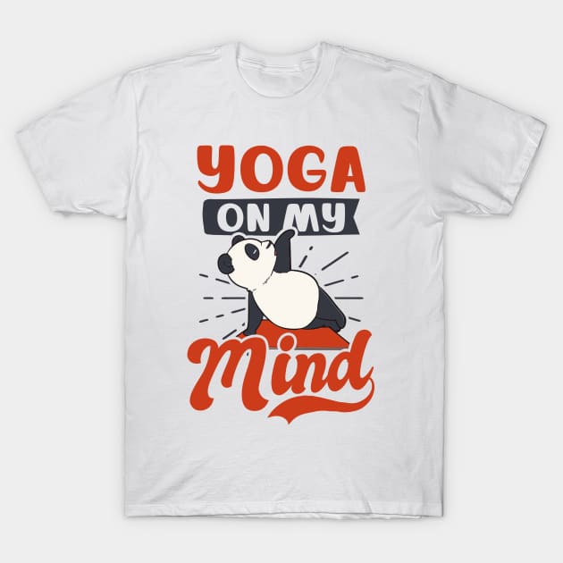 Funny Yoga Shirt | Yoga On My Mind T-Shirt by Gawkclothing